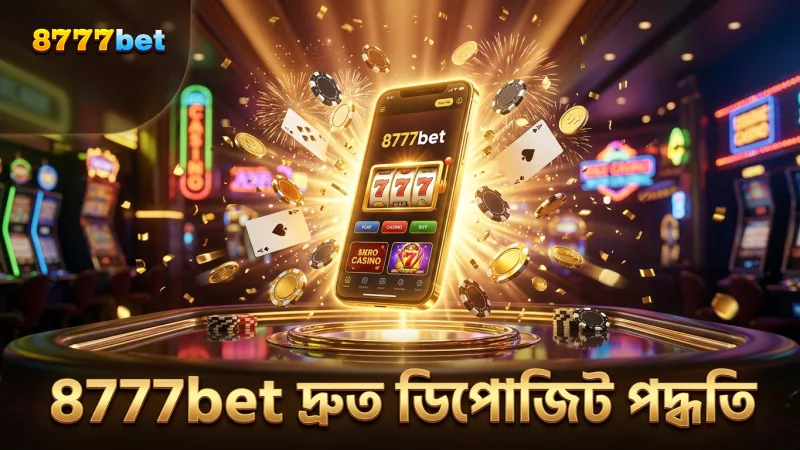 8777bet ডিপোজিটের দ্রুত লেনদেনের জন্য সঠিক পদ্ধতি।