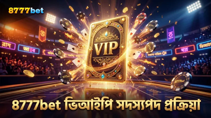 8777bet ভিআইপি ক্লাব সদস্যপদ প্রক্রিয়া সহজ ও দ্রুত