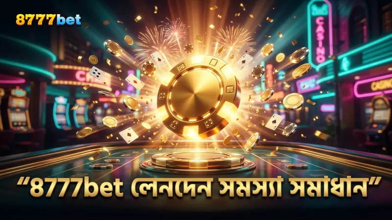 8777bet ডিপোজিট ও উইথড্রয়াল সমস্যা দ্রুত সমাধান করা যায়