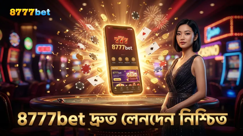 8777bet-এর মাধ্যমে দ্রুত লেনদেন করে গেমপ্লে মসৃণ করা যায়।