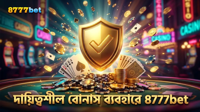 নিরাপদ বোনাস ব্যবহারের জন্য দায়িত্বশীলতা বজায় রাখুন