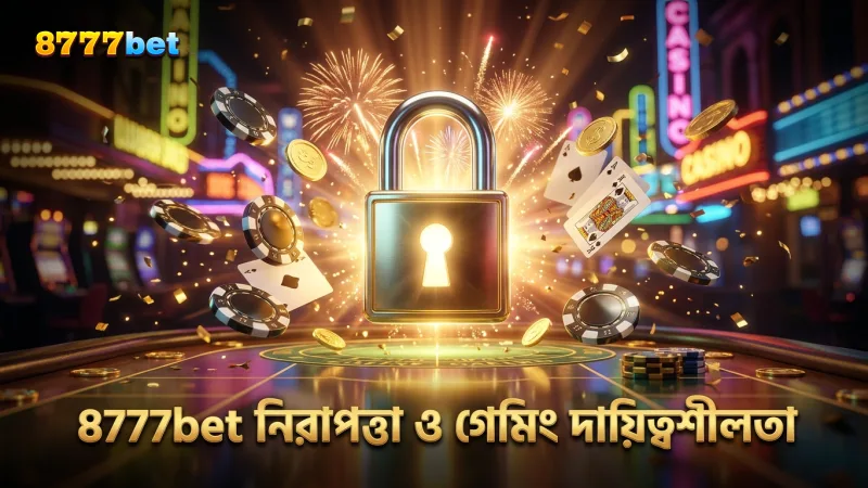 8777bet প্ল্যাটফর্মে দায়িত্বশীল গেমিং-এর জন্য উন্নত নিরাপত্তা ব্যবস্থা