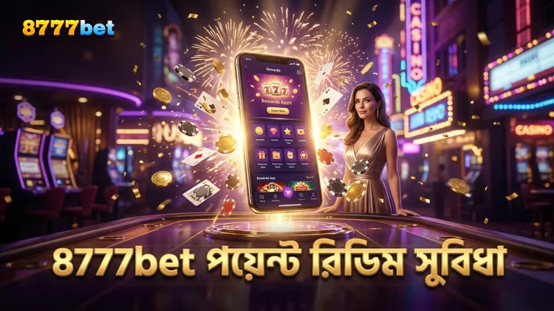 8777bet প্ল্যাটফর্মে পয়েন্ট রিডিম করতে স্মার্ট হন