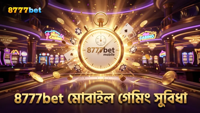 দ্রুত মোবাইল প্লে সুবিধার জন্য 8777bet অ্যাপ ব্যবহার করুন